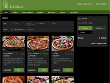 Tablet Screenshot of basilico-fulham-road.basilico-orders.co.uk